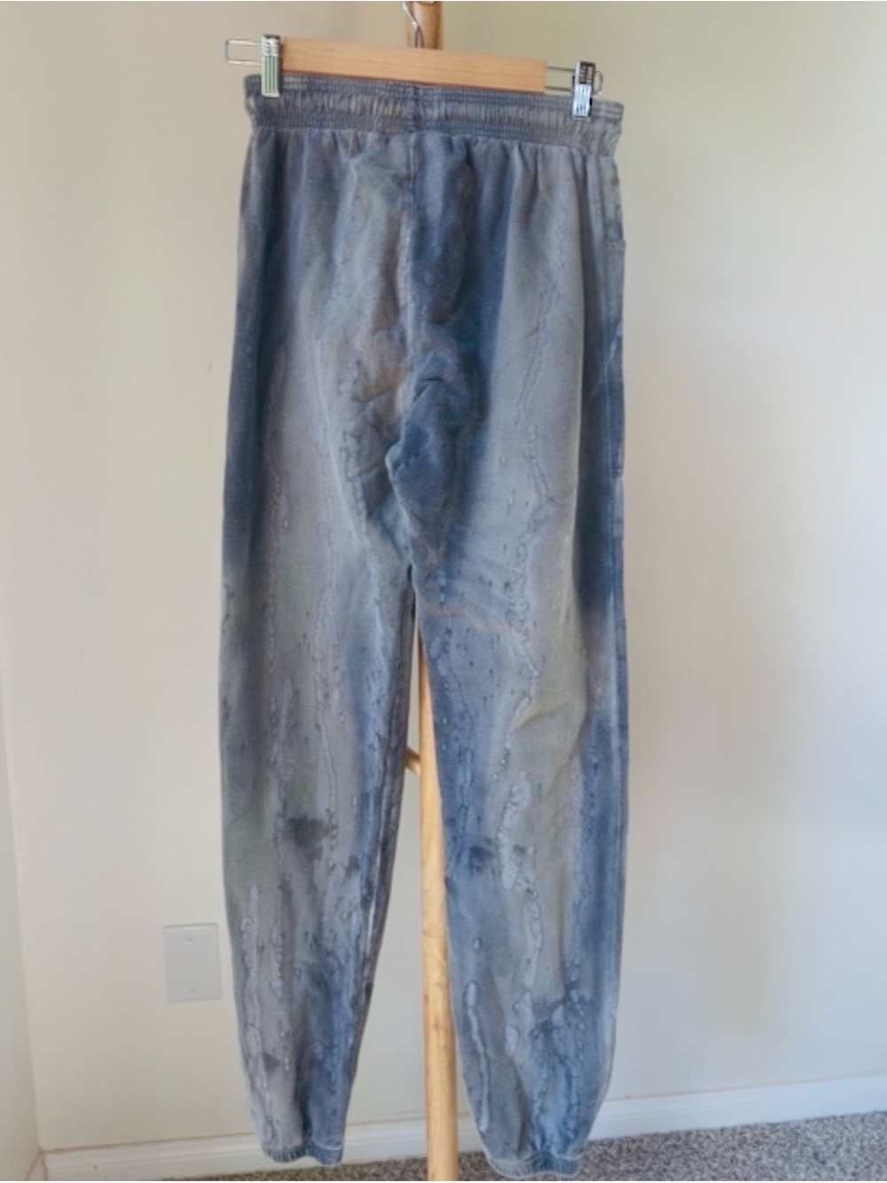 BIG BUD PRESS green tie dye unisex sweat pants